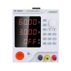 eTM-603DP, 0-60V 0-3A Variable Programmable DC Power Supply with High Precision 4-Digit LED Display, RS232/485/USB (Optional) Interface, Low Ripple