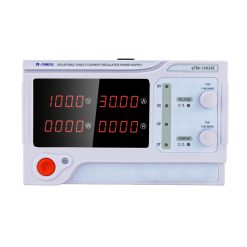 eTM-10030C, 2-Kob 100V 30A High Power Variable DC Benchtop power supply with Output Enable/Disable Button, CV/CC Mode Automatic Conversion, Intelligent Cooling Fan