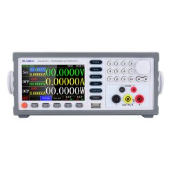 eTM-L2501SPL+, 250V 1A High Precision Linear DC Power Supply Programmable with 6-Digits Color Screen, Output Switch Control, Front USB Interface