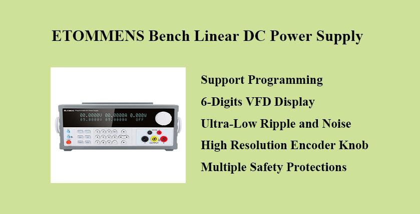 ETOMMENS Bench Linear DC Power Supply