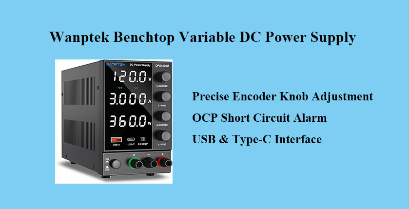 Wanptek Benchtop Variable DC Power Supply
