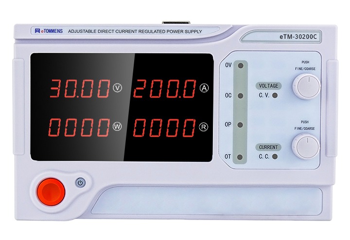 ETOMMENS eTM-30200C 30V 200A high-current programmable DC power supply