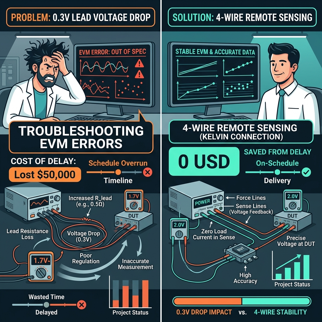 RFIC Validation Challenges: Solving Lead Wire Voltage Drop in Semiconductor Labs